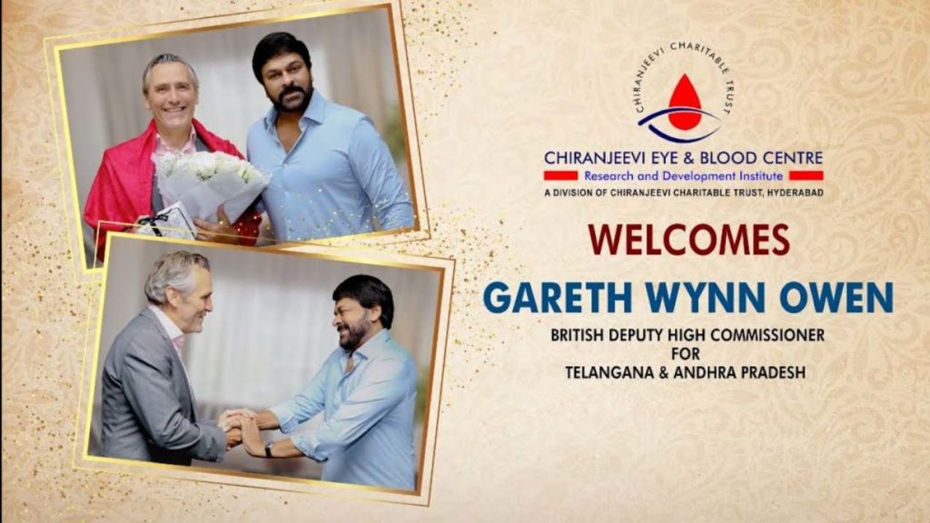 British Deputy High Commissioner to Donate Blood at Chiranjeevi Charitable Trust