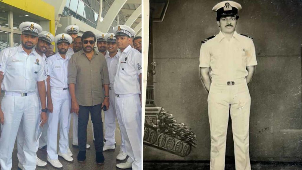 Chiranjeevi shares old photo in Navy Dress goes viral