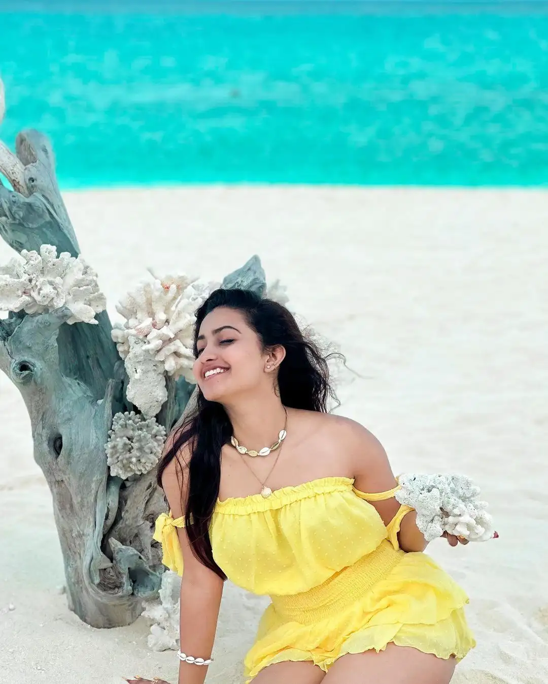 Deepika Pilli enjoying in Maldives 
