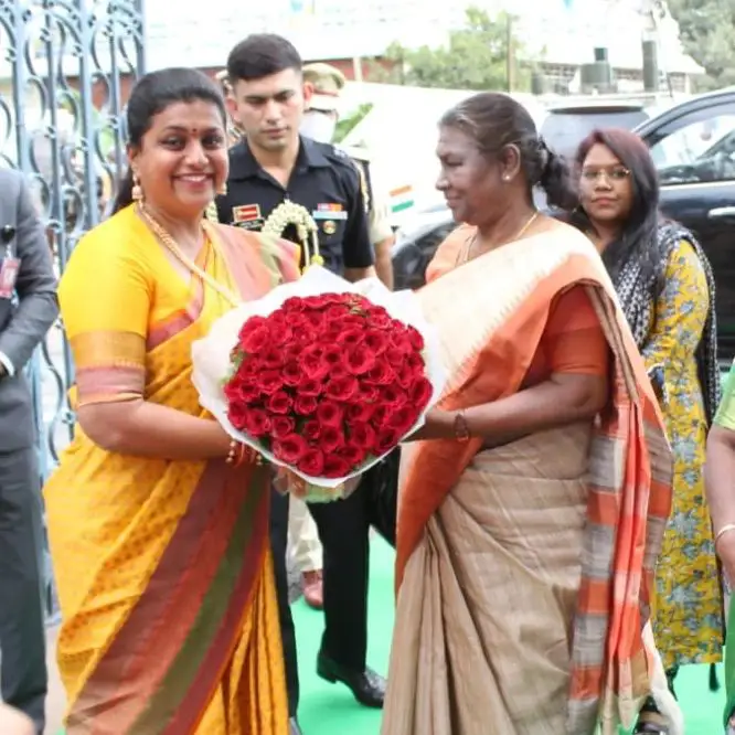 President Droupadi Murmu Srisailam Visiting 
