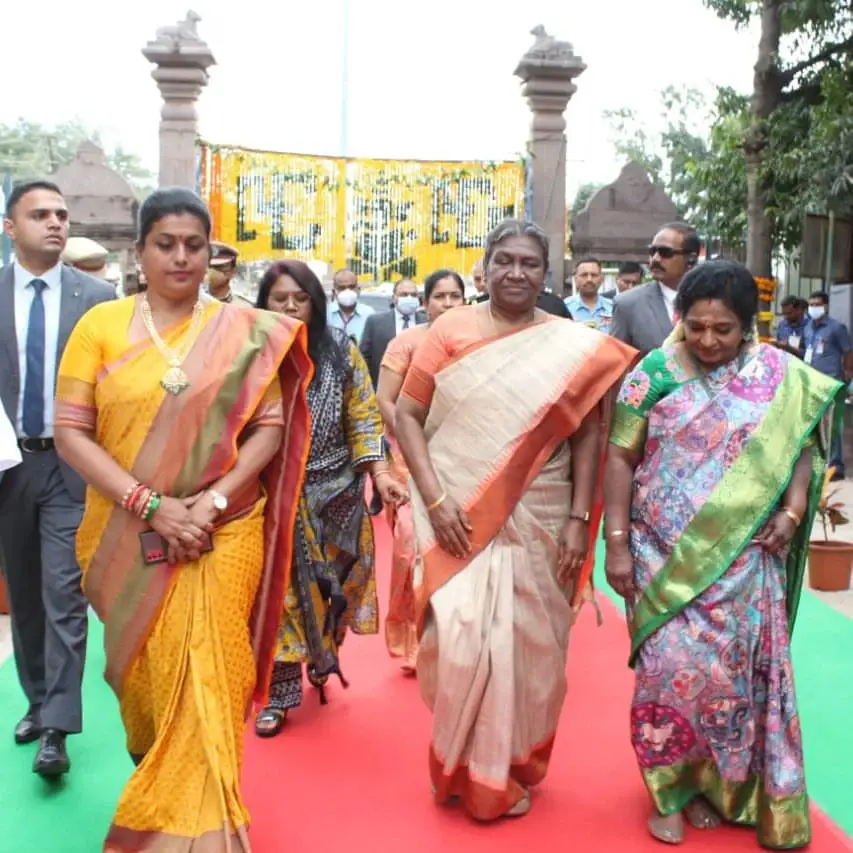 President Droupadi Murmu Srisailam Visiting 