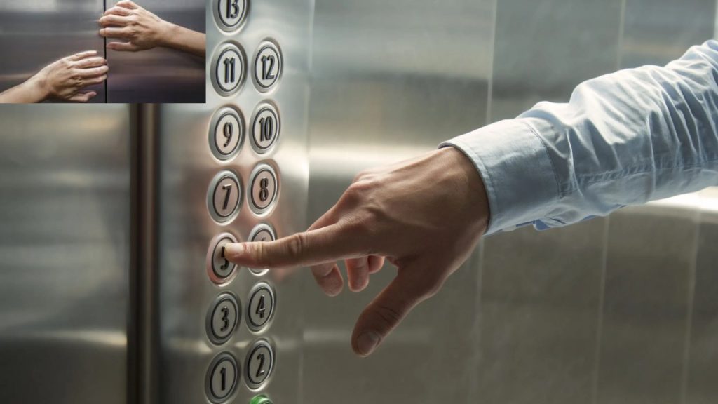 stuck in a lift