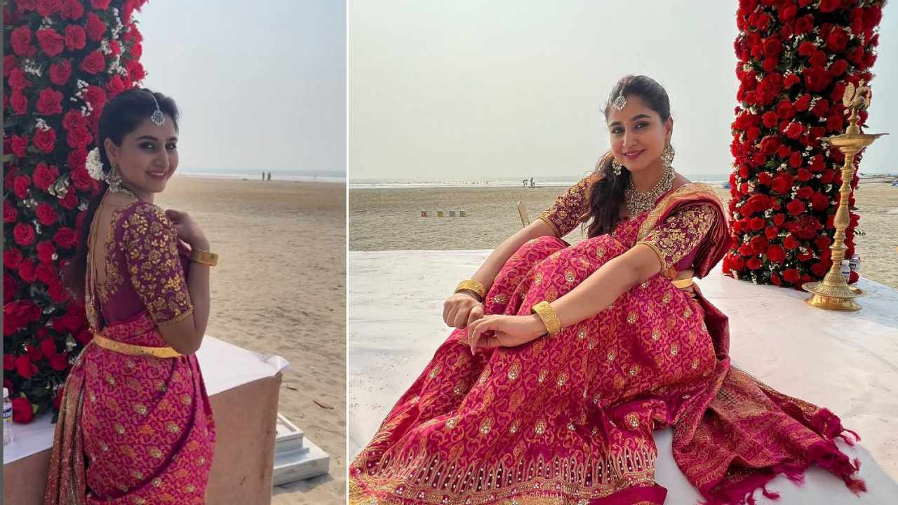 Varshini Sounderajan : గోవా బీచ్‌లో పట్టుచీరతో పెళ్లి మండపంలో యాంకర్ వర్షిణి స్పెషల్ ఫోజులు..