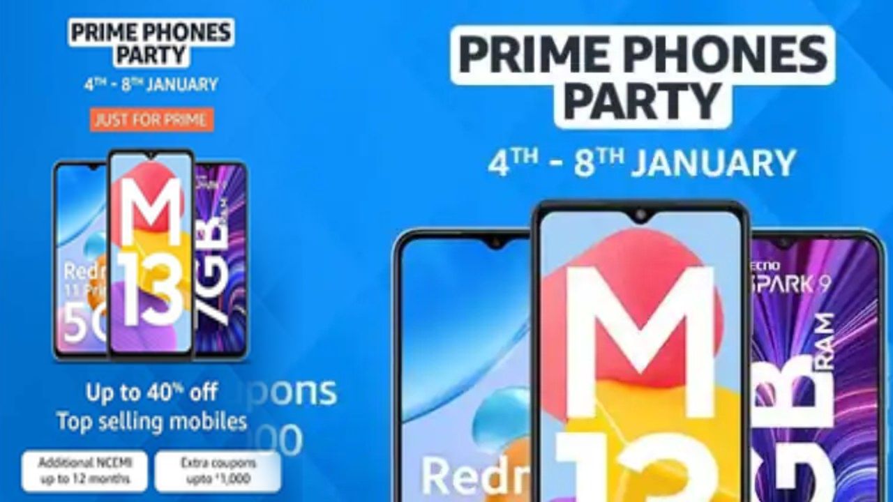 Amazon Prime Phones Sale : అమెజాన్ ప్రైమ్ ఫోన్స్ సేల్.. షావోమీ 12ప్రో, శాంసంగ్ గెలాక్సీ M13పై భారీ డిస్కౌంట్లు.. లిమిటెడ్ ఆఫర్ మాత్రమే.. ఇప్పుడే కొనేసుకోండి! Amazon Prime Phones Sale : అమెజాన్ ప్రైమ్ ఫోన్స్ సేల్.. షావోమీ 12ప్రో, శాంసంగ్ గెలాక్సీ M13పై భారీ డిస్కౌంట్లు.. లిమిటెడ్ ఆఫర్ మాత్రమే.. ఇప్పుడే కొనేసుకోండి!