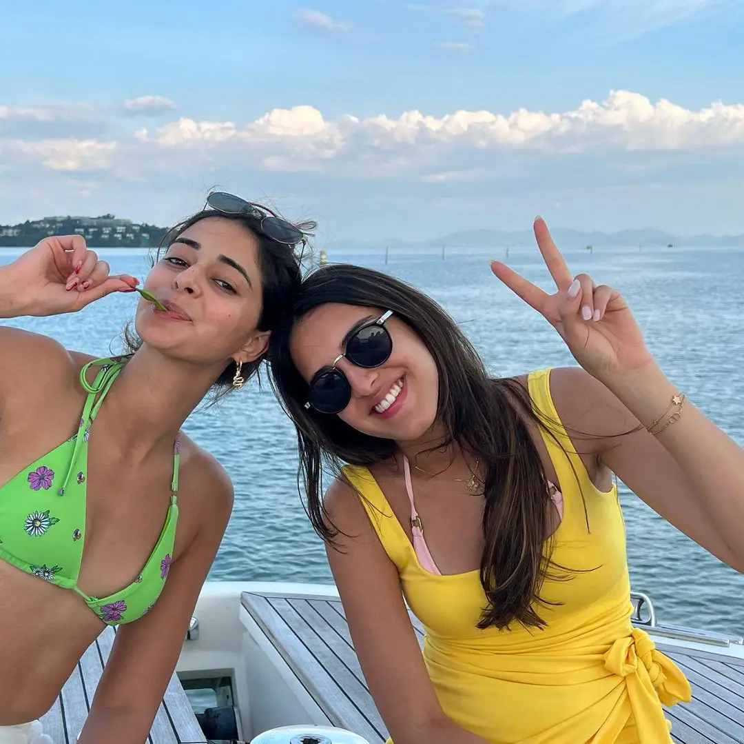 Ananya Panday new year celebration pics