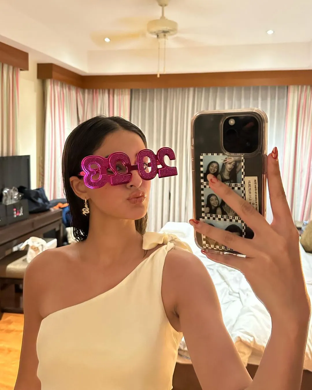 Ananya Panday new year celebration pics