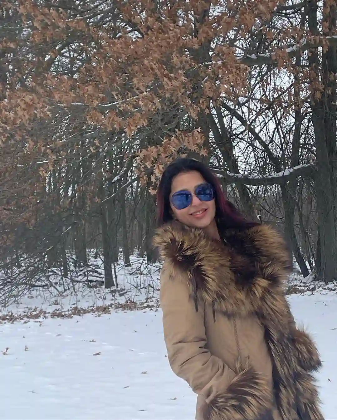 Bhumika Chawla enjoying new year in snow