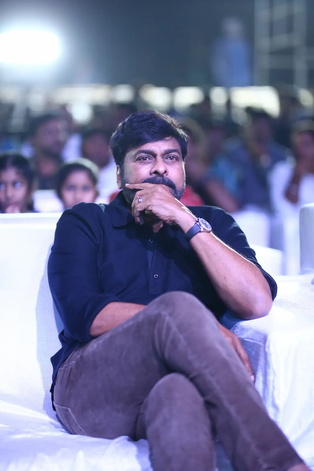 Chiranjeevi Raviteja Mega Mass combo at Waltair Veerayya Pre Release Event