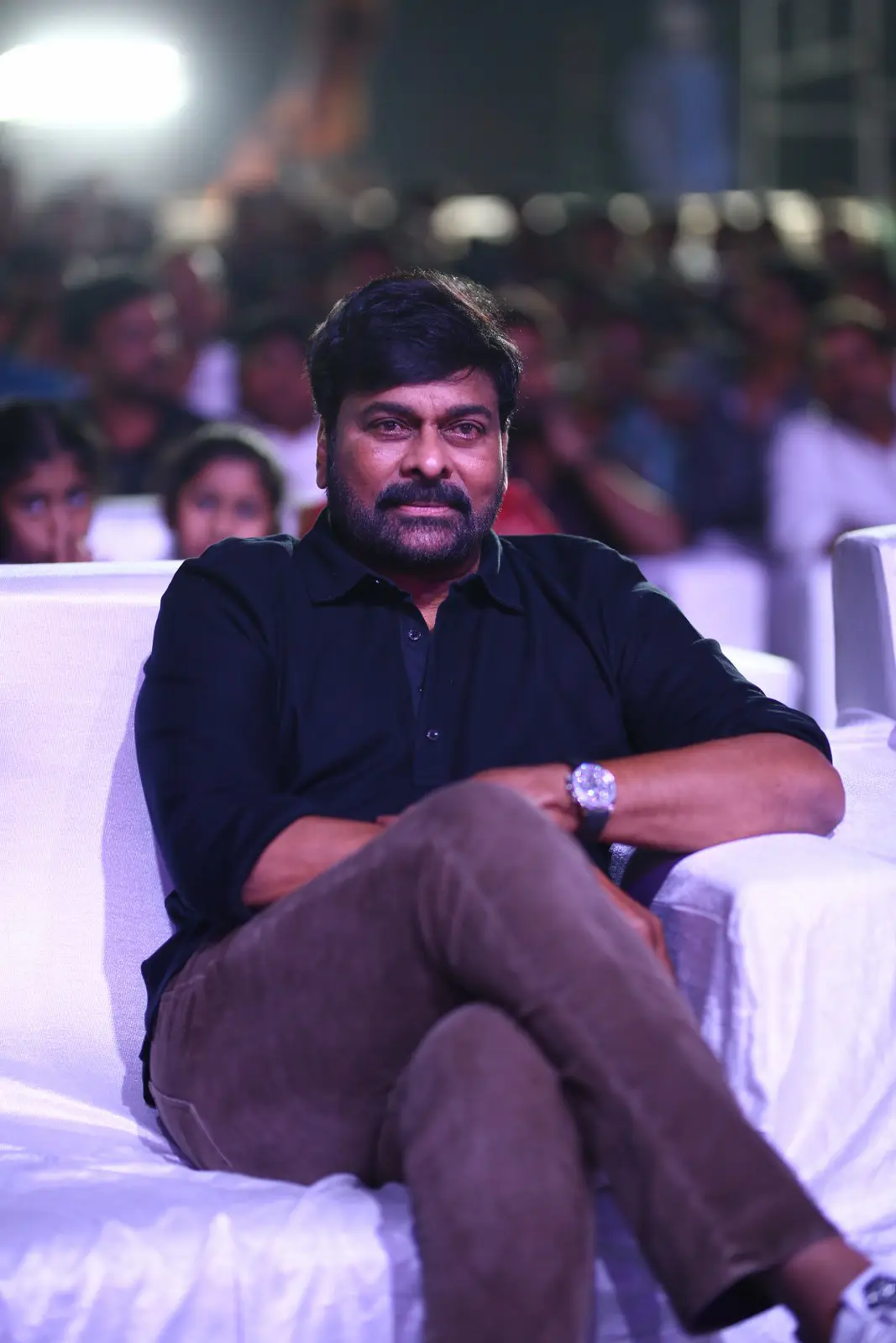 Chiranjeevi Raviteja Mega Mass combo at Waltair Veerayya Pre Release Event