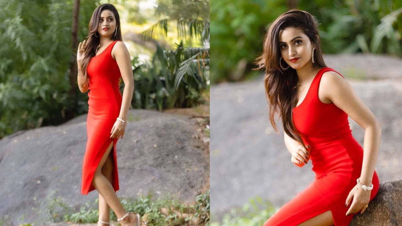 Deepika Pilli : టైట్ ఫిట్ రెడ్ డ్రెస్‌లో అదరగొడుతున్న దీపికా పిల్లి..