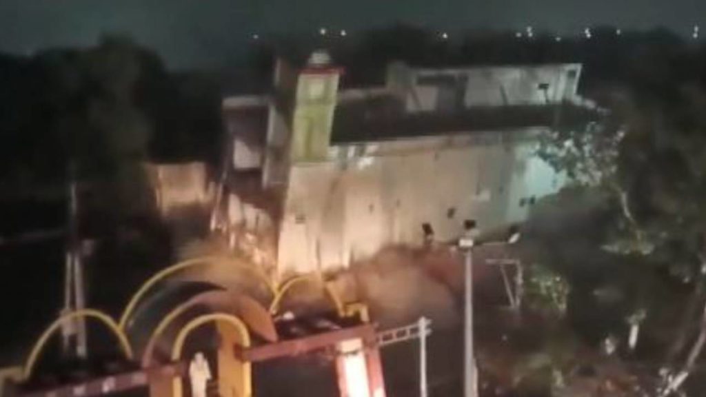 Demolition of building