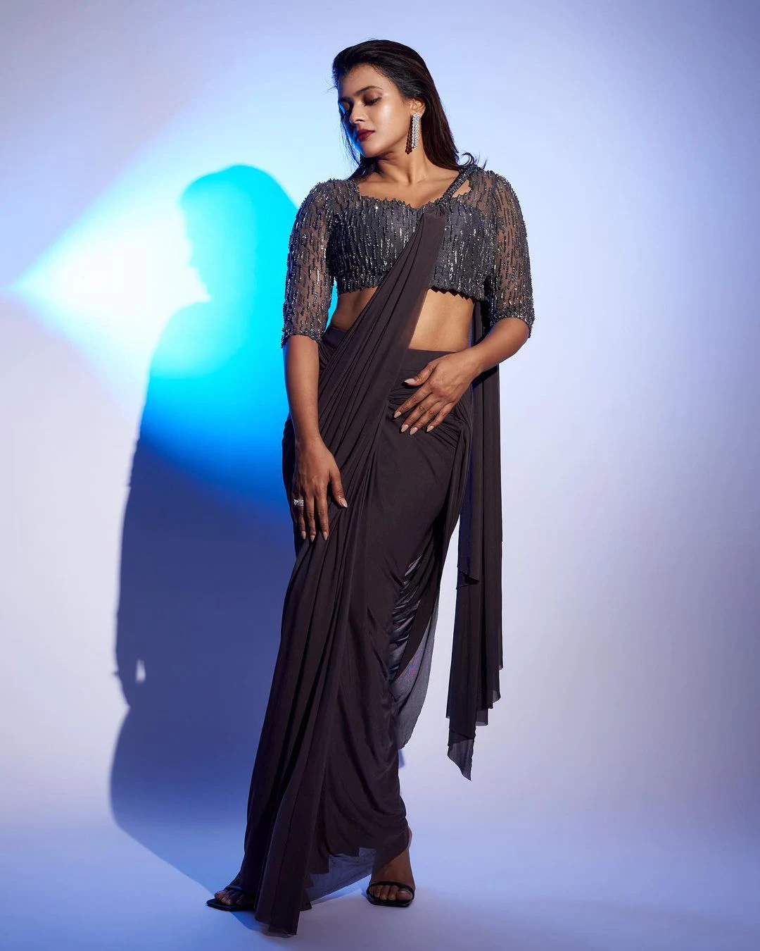 Hebah Patel saree pics