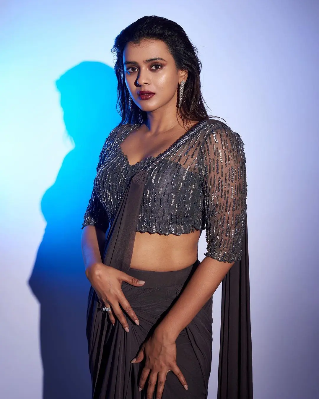 Hebah Patel saree pics