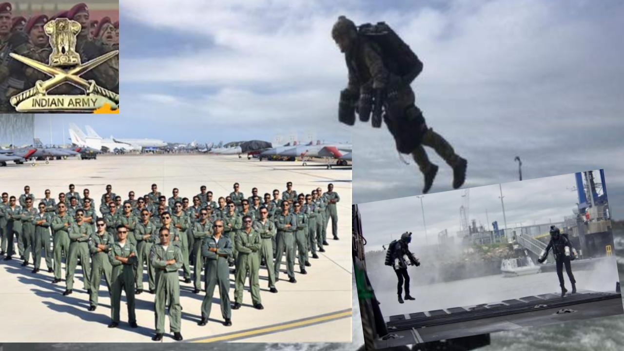Indian ARMY Jet Pack Suits : గాల్లో ఎగిరెళ్లి శతృవుల భరతం పట్టటానికి భారత జవాన్లకు ‘జెట్ప్యాక్ సూట్స్’..వీటి ప్రత్యేకతలేంటంటే.. Indian ARMY Jet Pack Suits : గాల్లో ఎగిరెళ్లి శతృవుల భరతం పట్టటానికి భారత జవాన్లకు ‘జెట్ప్యాక్ సూట్స్’..వీటి ప్రత్యేకతలేంటంటే..