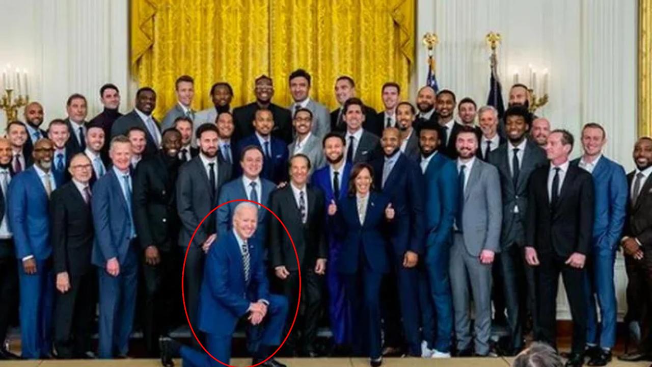 US President Joe Biden : అందరి ముందు మోకాళ్లపై కూర్చున్న బైడెన్, ‘నో..నో..నేనలా కూర్చోనన్న కమలా హారిస్ US President Joe Biden : అందరి ముందు మోకాళ్లపై కూర్చున్న బైడెన్, ‘నో..నో..నేనలా కూర్చోనన్న కమలా హారిస్