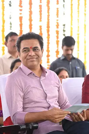Minister KTR inaugurated the flyover constructed at Kottaguda
