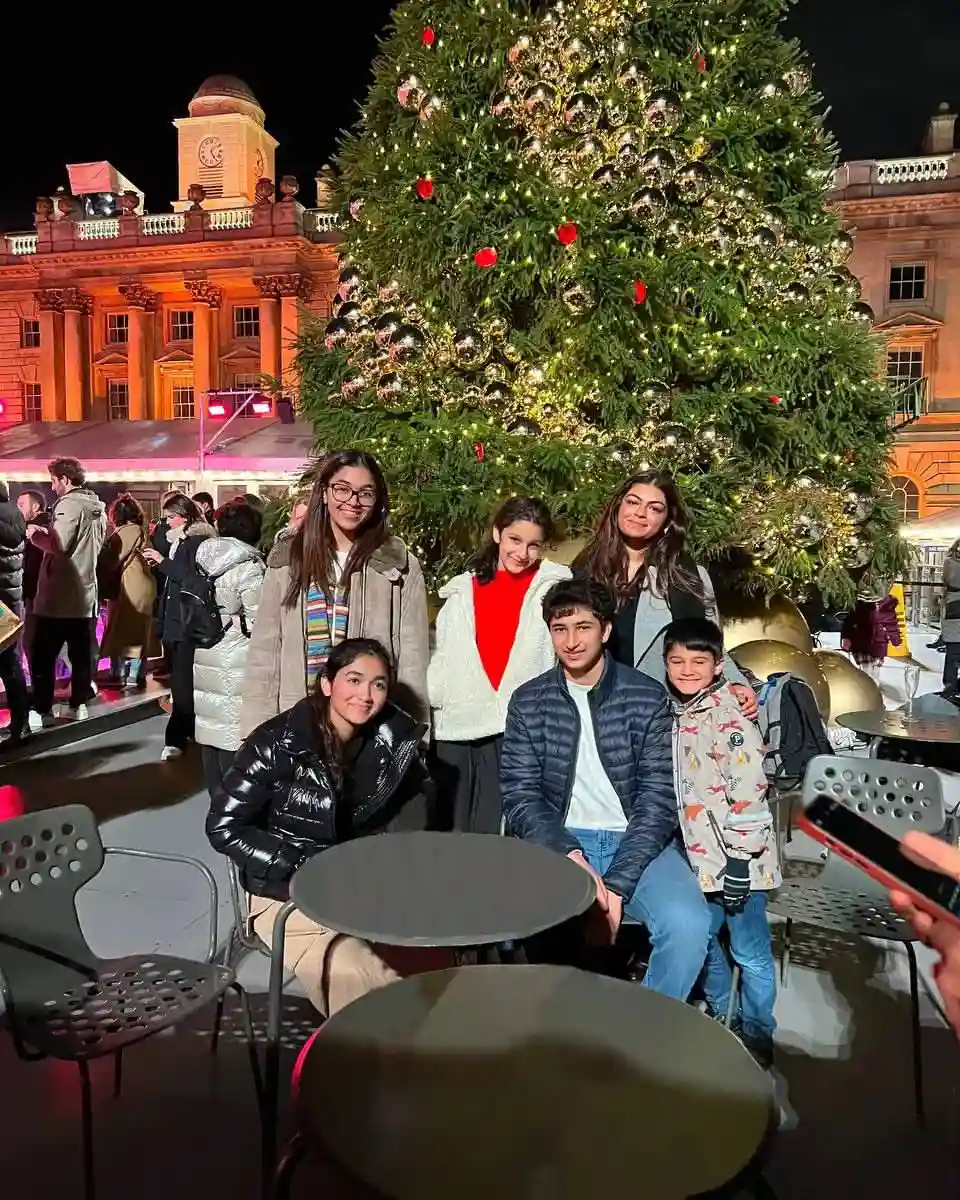 Mahesh family New Year Celebrations in London 