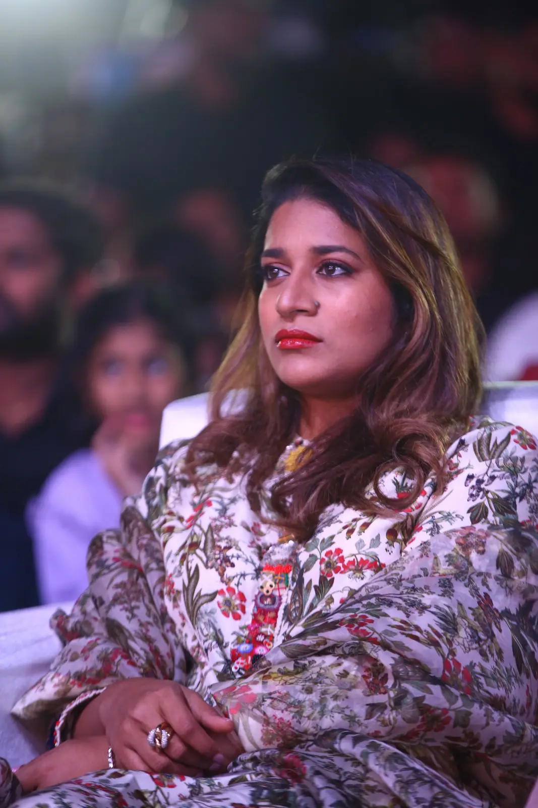 Mega Star Chiranjeevi Daughters in Waltair Veerayya pre release event