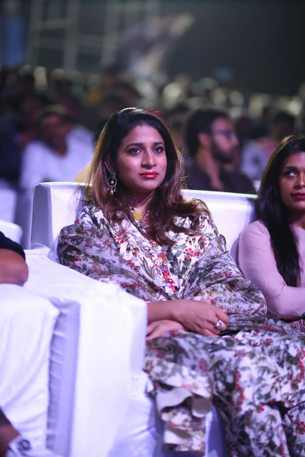 Mega Star Chiranjeevi Daughters in Waltair Veerayya pre release event