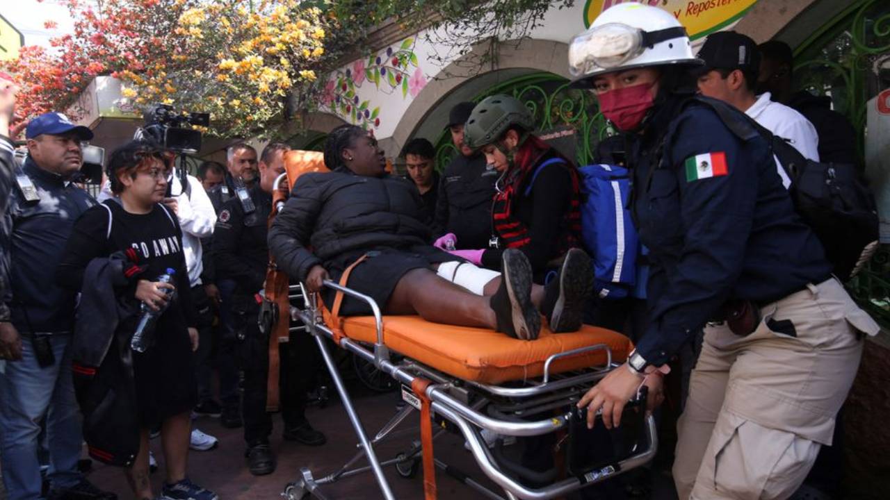 Metro Accident In mexico city