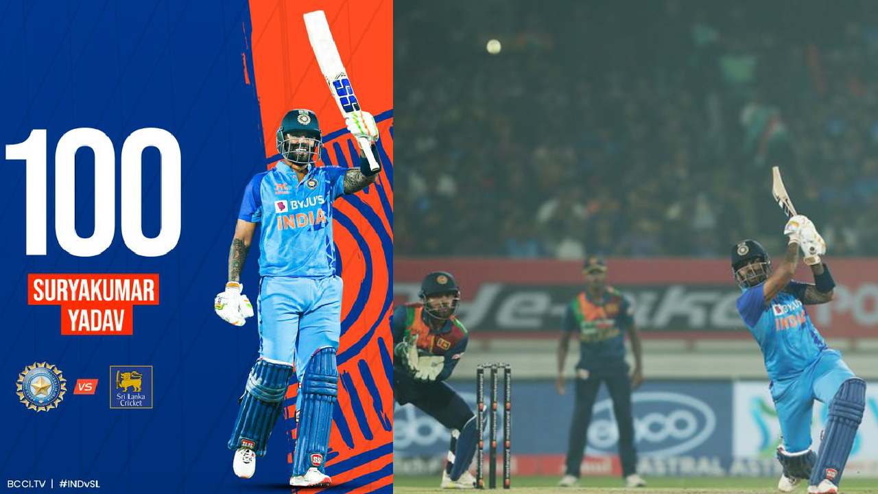 India Vs Sri Lanka: 9 సిక్సులు, 7 ఫోర్లతో చెలరేగి సెంచరీ చేసిన సూర్య.. శ్రీలంక లక్ష్యం 229 పరుగులు India Vs Sri Lanka: 9 సిక్సులు, 7 ఫోర్లతో చెలరేగి సెంచరీ చేసిన సూర్య.. శ్రీలంక లక్ష్యం 229 పరుగులు