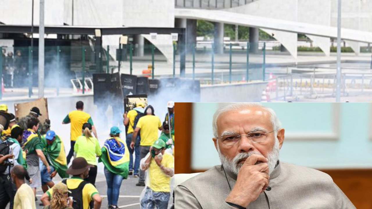 PM Modi: బ్రెజిల్లో విధ్వంసం సృష్టించిన ఆందోళనకారులు.. భారత ప్రధాని మోదీ స్పందన PM Modi: బ్రెజిల్లో విధ్వంసం సృష్టించిన ఆందోళనకారులు.. భారత ప్రధాని మోదీ స్పందన