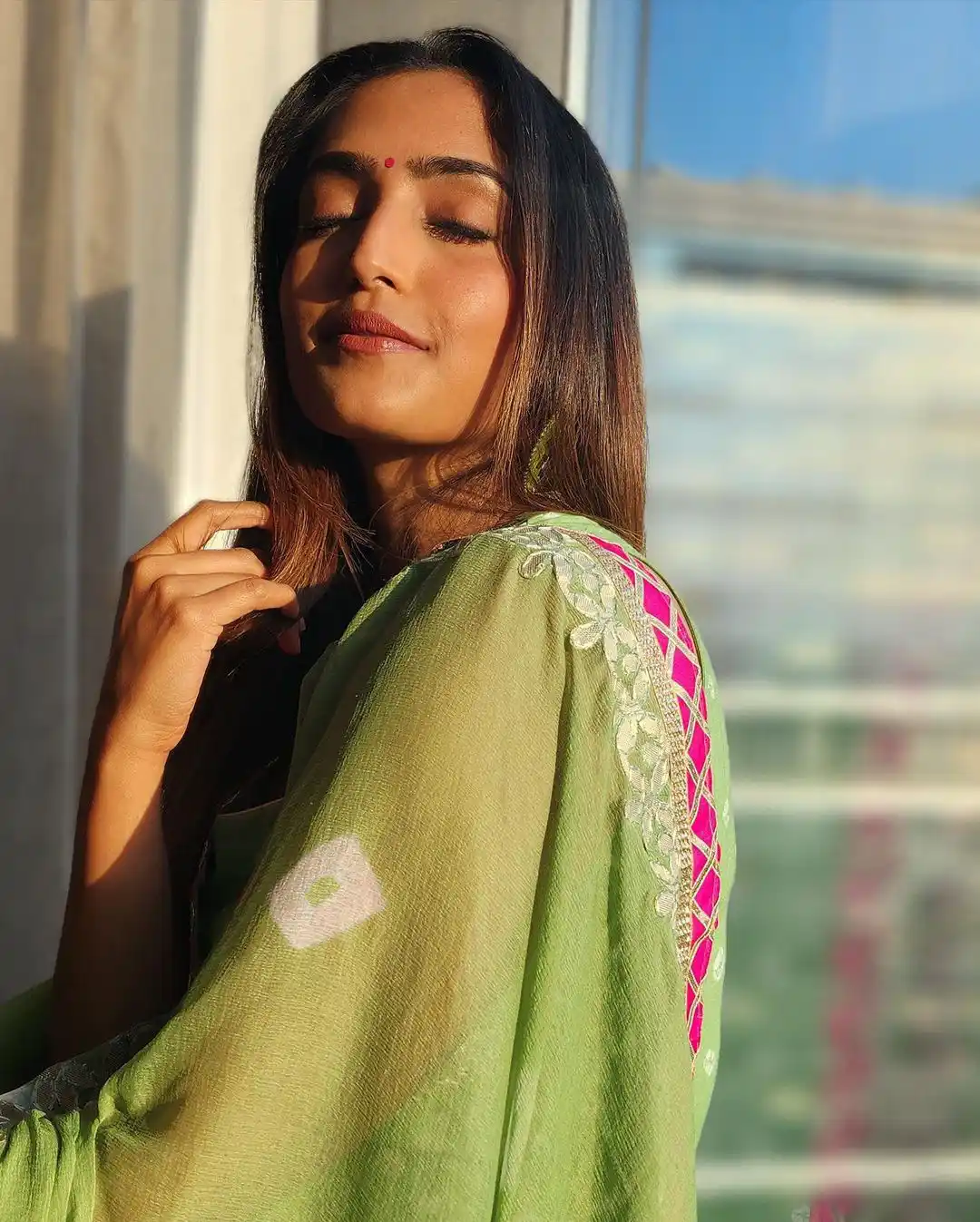 Reba Monica John traditional looks