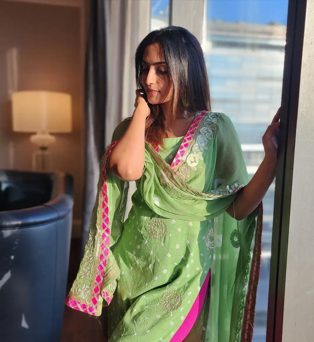 Reba Monica John traditional looks