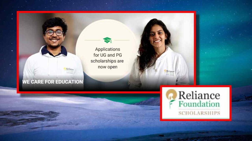 Reliance Foundation invites applications for scholarships for degree students!