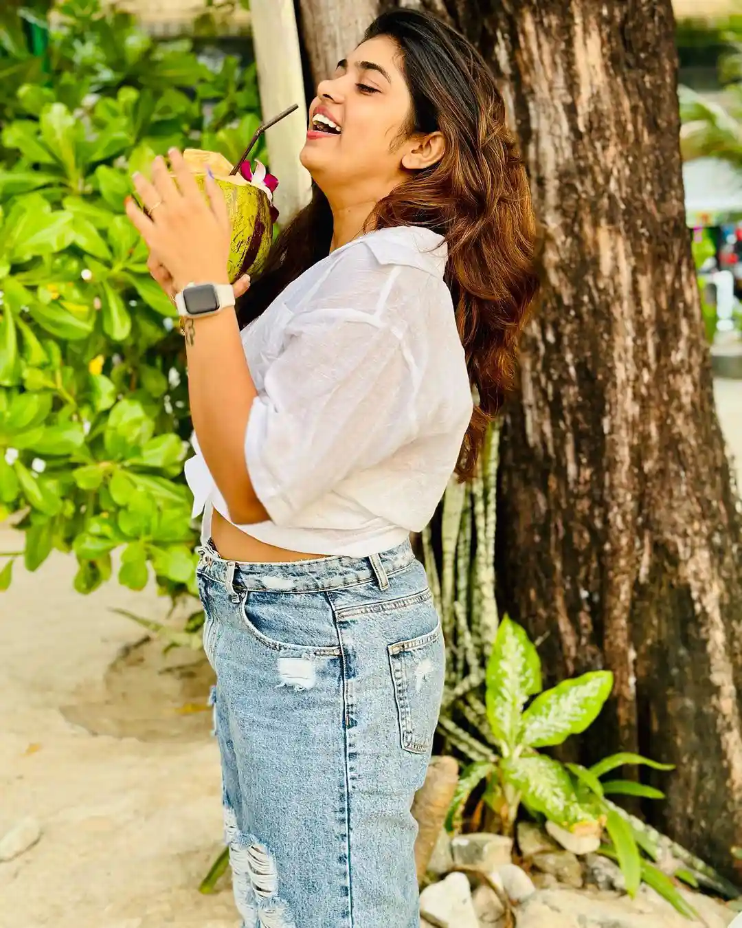 Rithu chowdary enjoying in Thailand Beaches