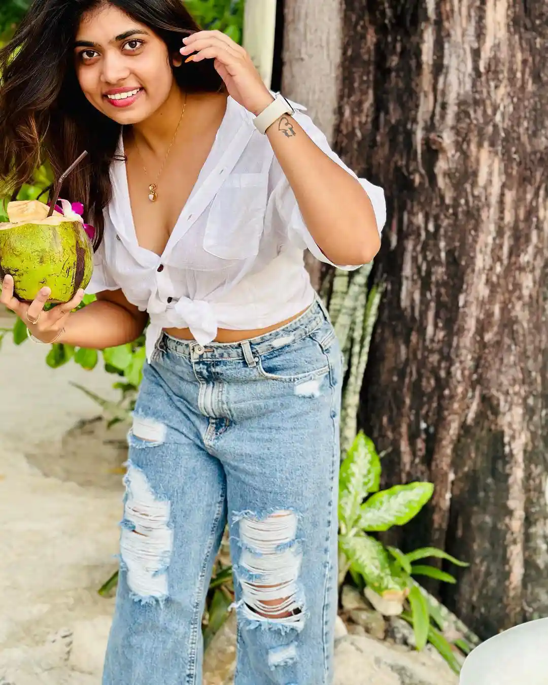 Rithu chowdary enjoying in Thailand Beaches