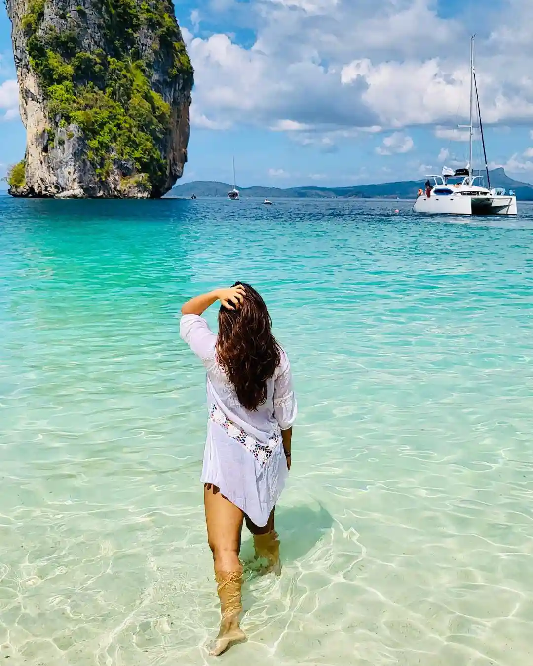 Rithu chowdary enjoying in Thailand Beaches