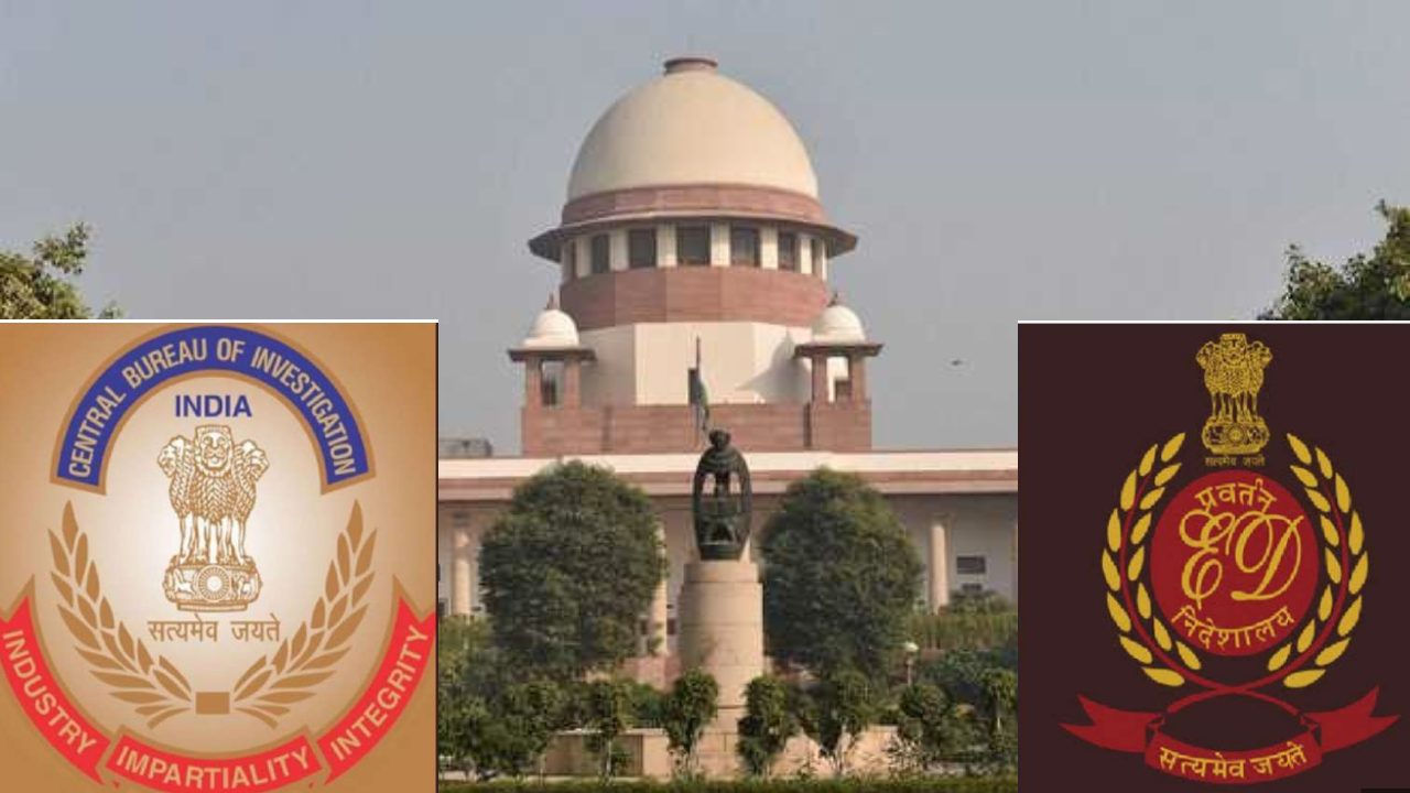 Supreme Court questions CBI, ED : సాగదీయటం తప్ప తేల్చరేంటీ? ఎన్ని స్కాముల కేసులు నిర్ధారించారో చెప్పండి : సీబీఐ, ఈడీలపై సుప్రీం ఆసక్తికర వ్యాఖ్యలు Supreme Court questions CBI, ED : సాగదీయటం తప్ప తేల్చరేంటీ? ఎన్ని స్కాముల కేసులు నిర్ధారించారో చెప్పండి : సీబీఐ, ఈడీలపై సుప్రీం ఆసక్తికర వ్యాఖ్యలు