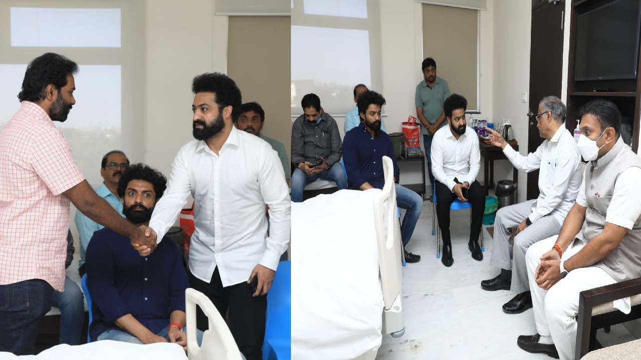 Taraka Ratna Health : తారకరత్నని చూసేందుకు బెంగళూరు చేరుకున్న ఎన్టీఆర్, కళ్యాణ్ రామ్ ఫోటోలు..