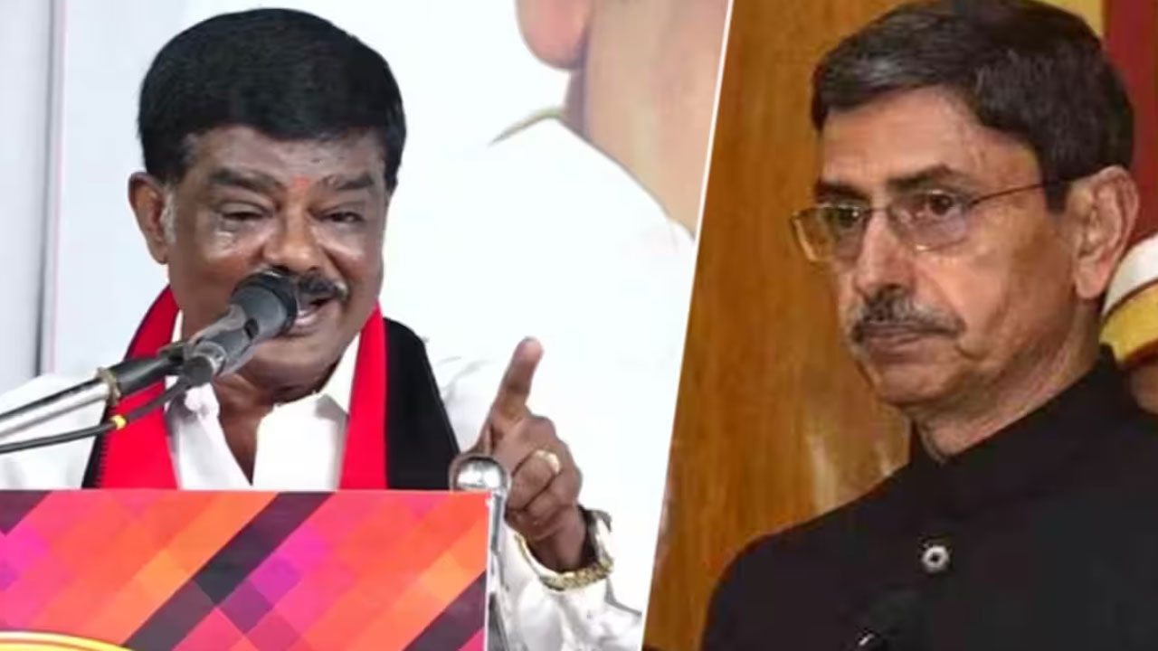 Tamilnadu: అంబేద్కర్ పేరు పలకని వారిని చెప్పుతో కొట్టే హక్కు లేదా? గవర్నర్పై డీఎంకే నేత తీవ్ర వ్యాఖ్యలు Tamilnadu: అంబేద్కర్ పేరు పలకని వారిని చెప్పుతో కొట్టే హక్కు లేదా? గవర్నర్పై డీఎంకే నేత తీవ్ర వ్యాఖ్యలు