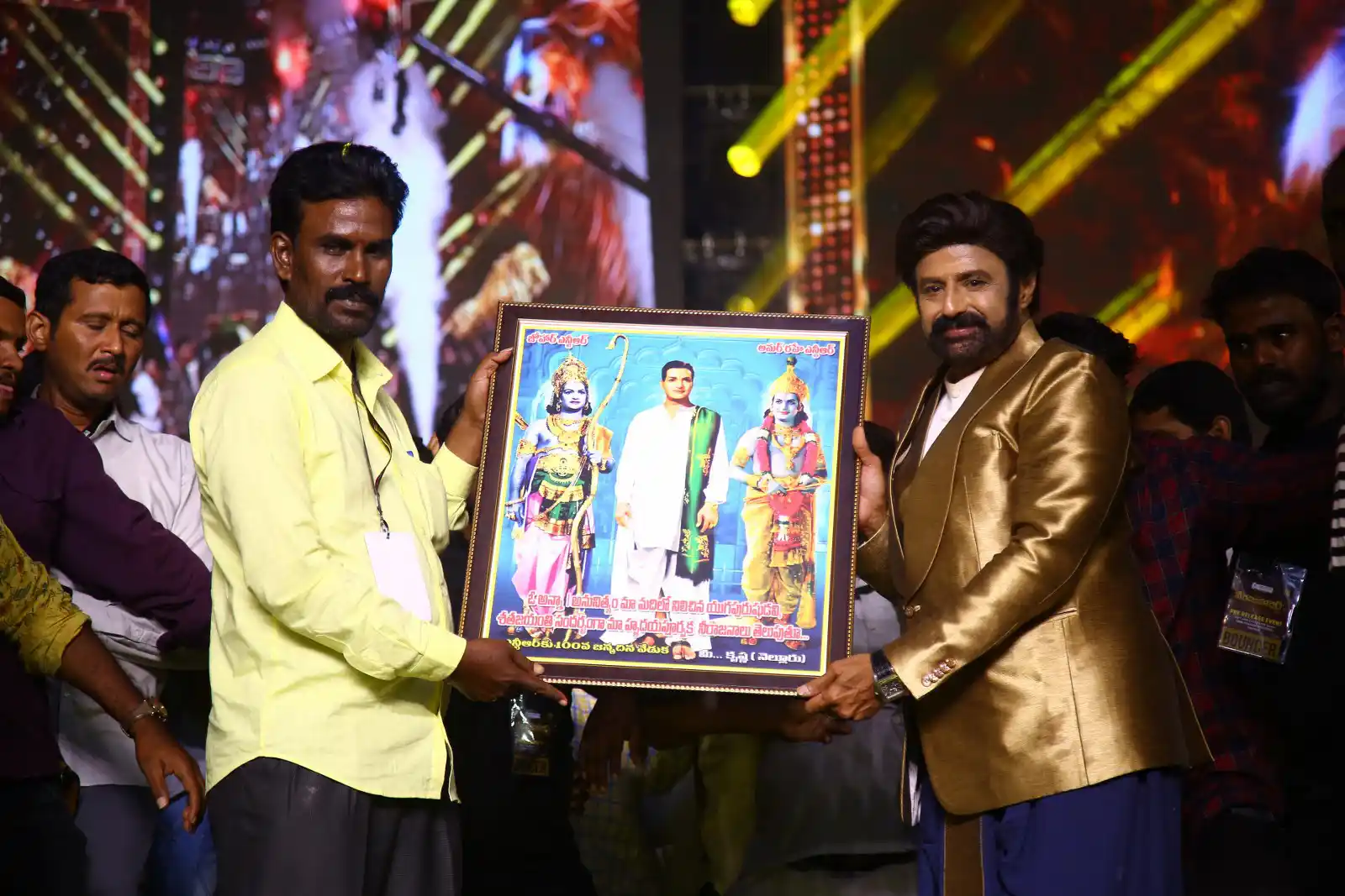 Veera Simha Reddy pre release event fans photos