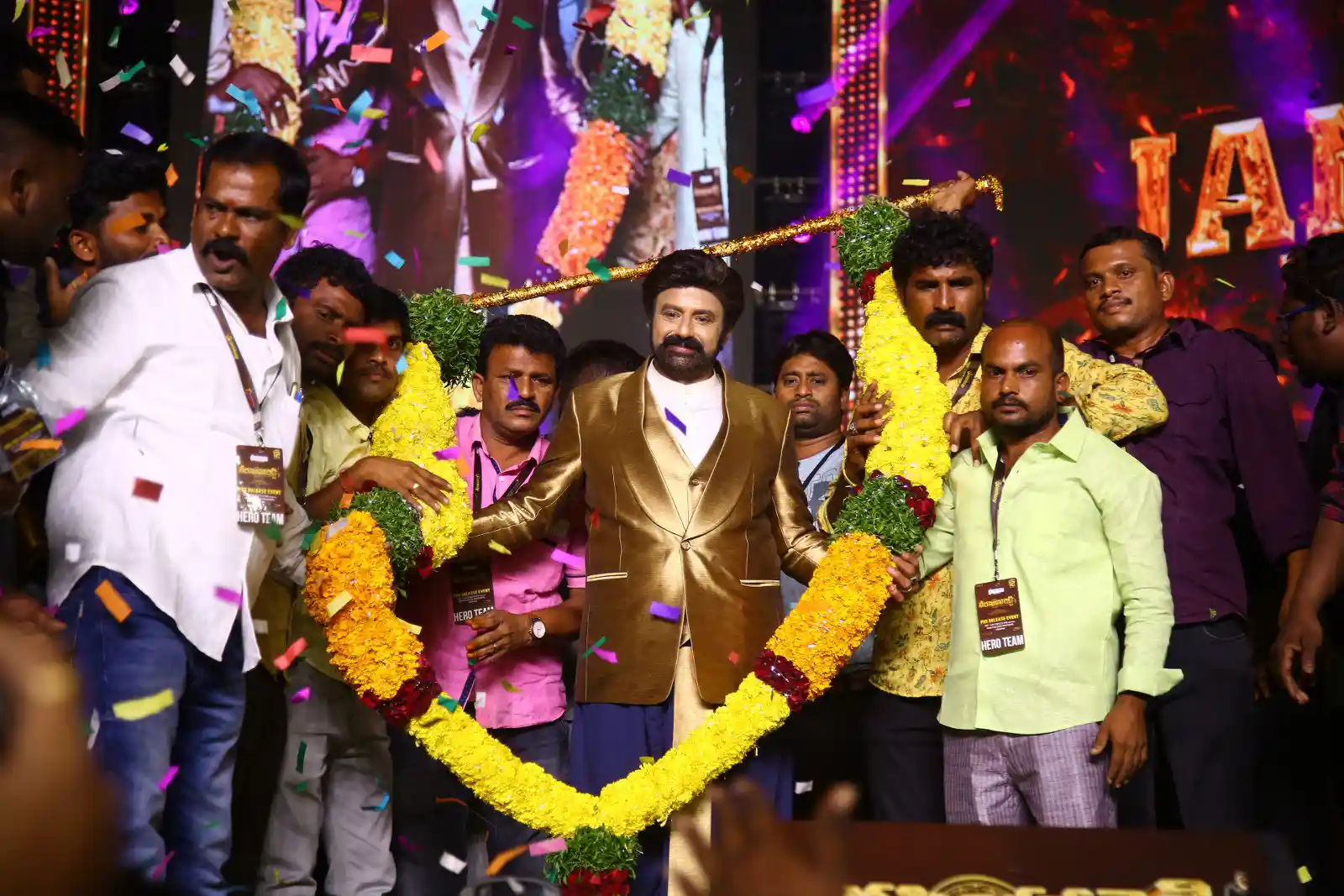 Veera Simha Reddy pre release event fans photos