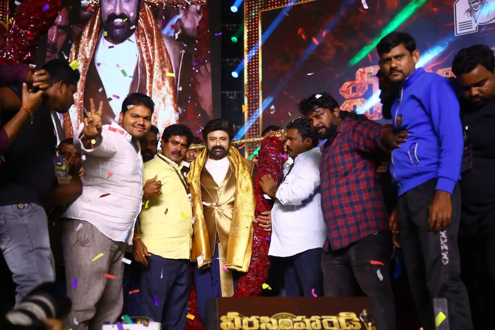 Veera Simha Reddy pre release event fans photos