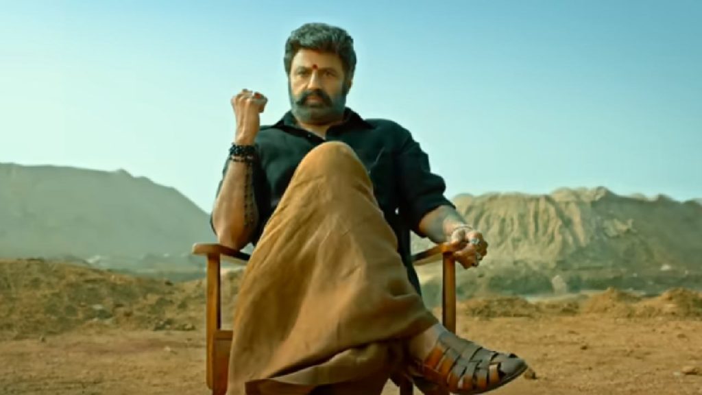 Veerasimha Reddy's political dialogues creating heat in AP