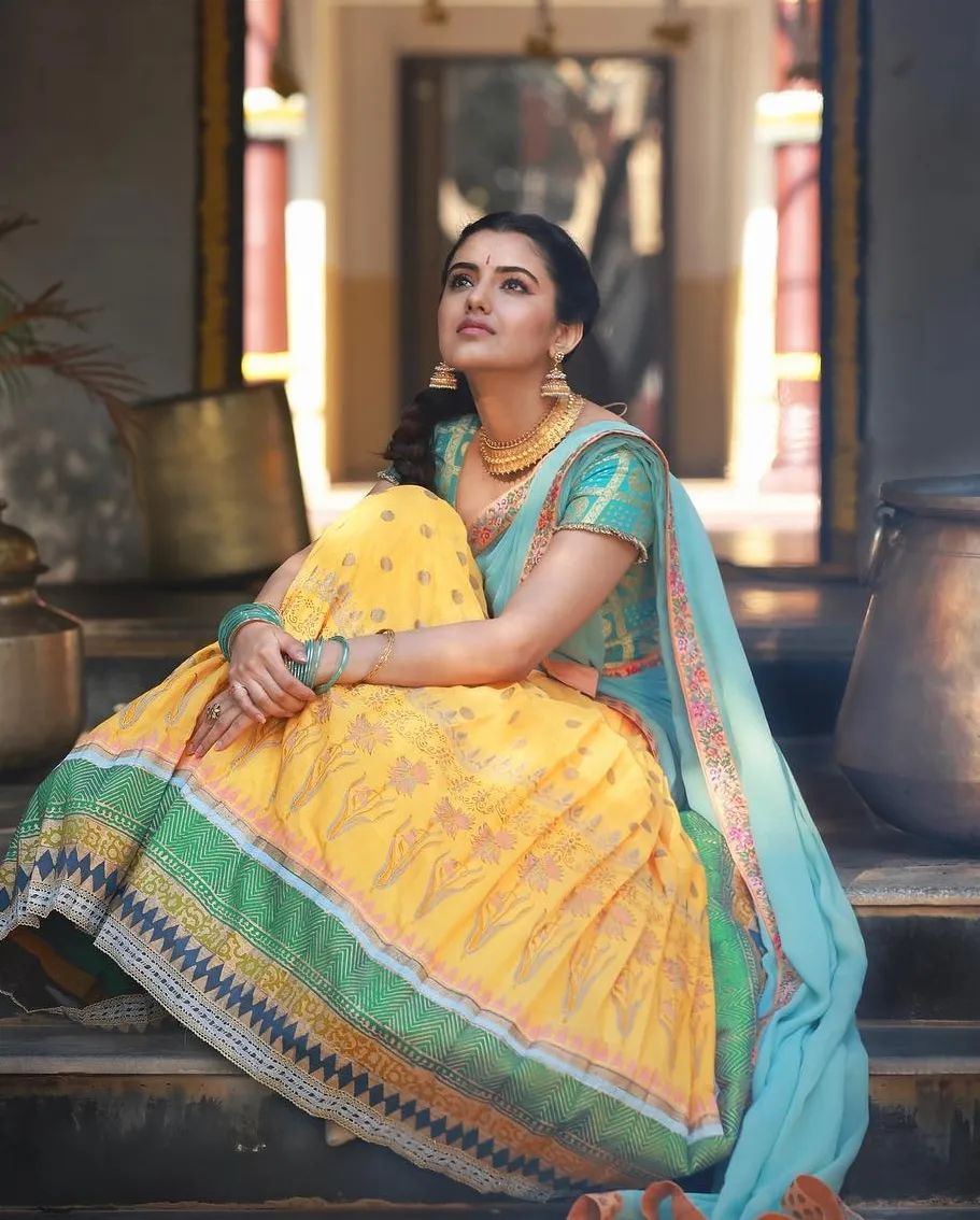 Malvika Sharma Sankranthi Special Photoshoot