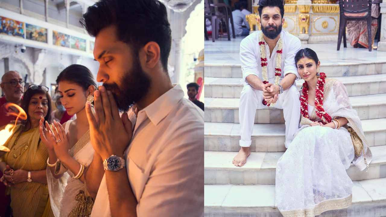 Mouni Roy : మౌనిరాయ్ ఫస్ట్ వెడ్డింగ్ యానివర్సరీ సెలబ్రేషన్స్..
