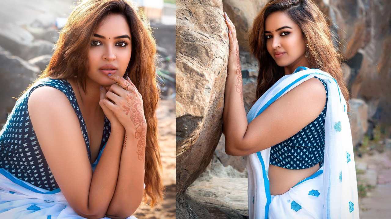 Pujita Ponnada : బీచ్‌లో చీరతో చిరునవ్వులు చిందిస్తూ పూజిత పొన్నాడ..