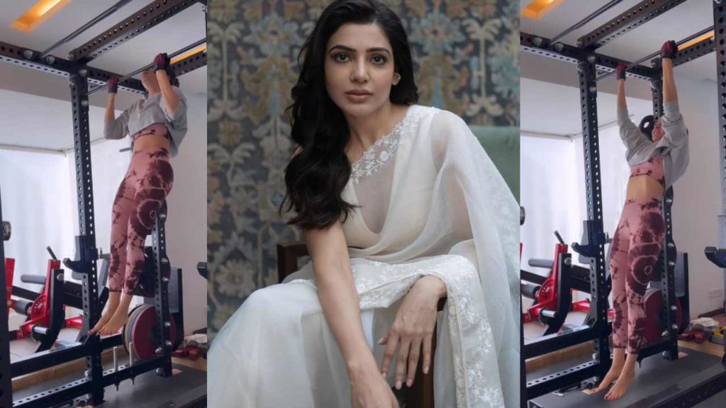 Samantha back to fitness Mode shares gym video