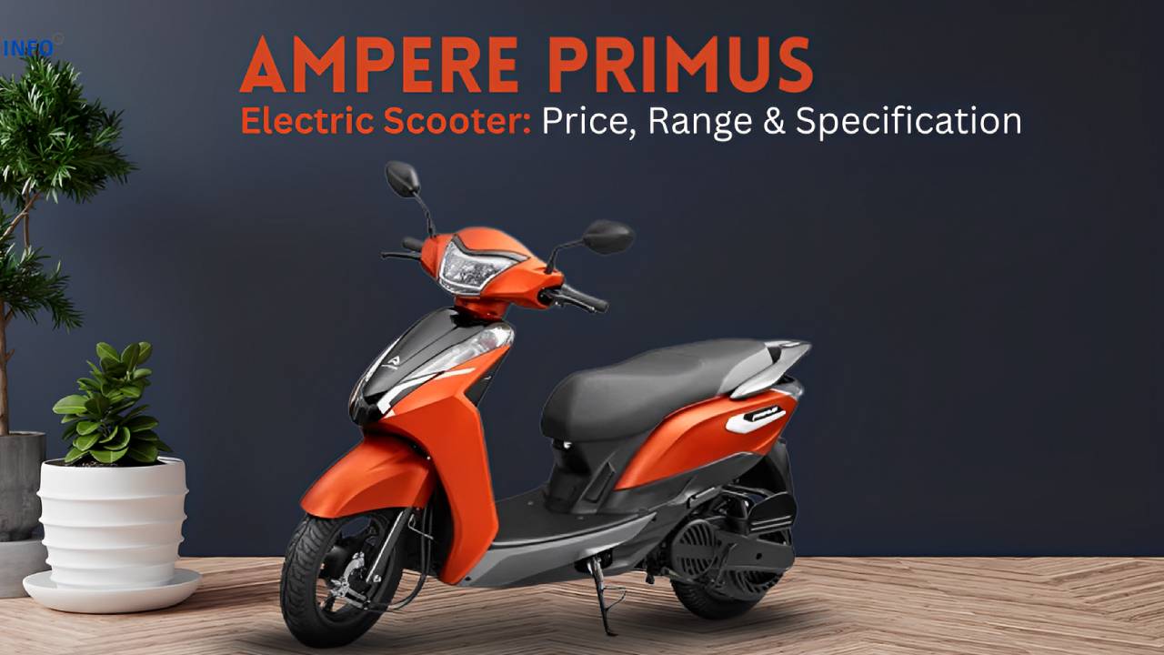 Ampere Primus Electric Scooter Launched at a Price of 1.09 Lakh, Booking Starts