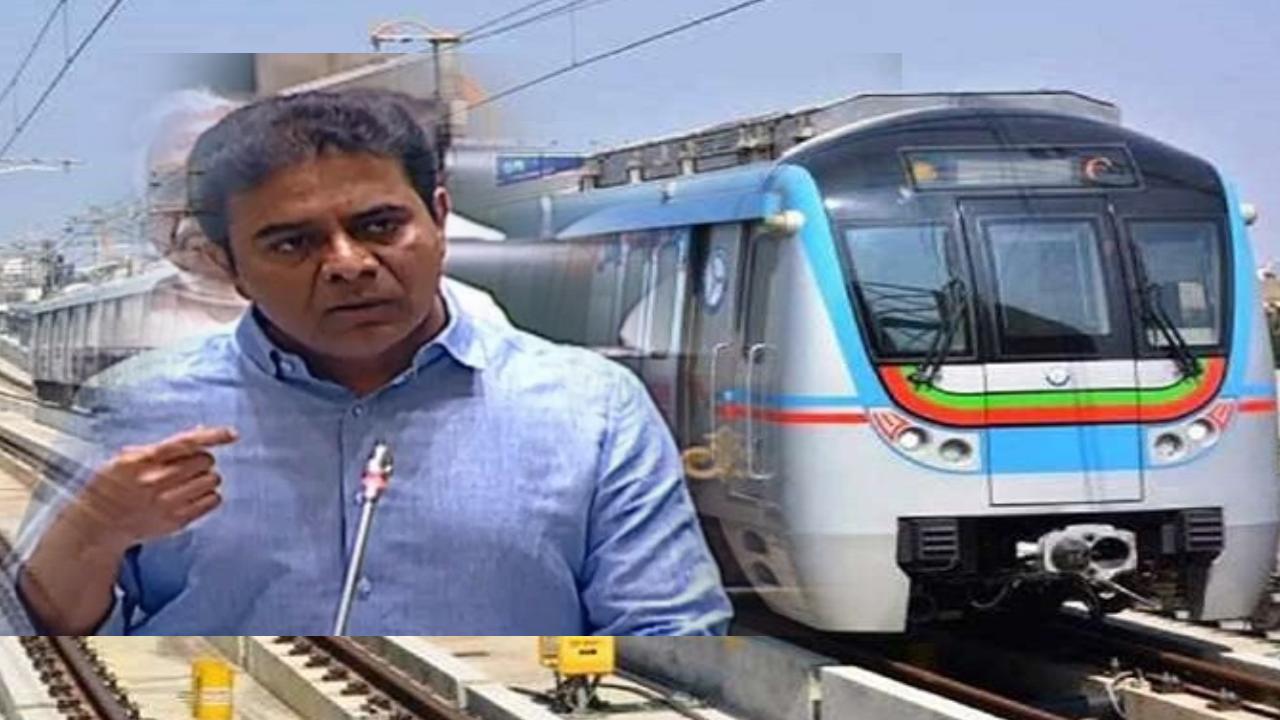 Hyderabad Metro : మూడేళ్లలో శంషాబాద్ ఎయిర్ పోర్ట్ మెట్రో ప్రాజెక్టు పూర్తి ..టికెట్ ధరలు పెంచితే ఊరుకోం : మంత్రి కేటీఆర్ Hyderabad Metro : మూడేళ్లలో శంషాబాద్ ఎయిర్ పోర్ట్ మెట్రో ప్రాజెక్టు పూర్తి ..టికెట్ ధరలు పెంచితే ఊరుకోం : మంత్రి కేటీఆర్