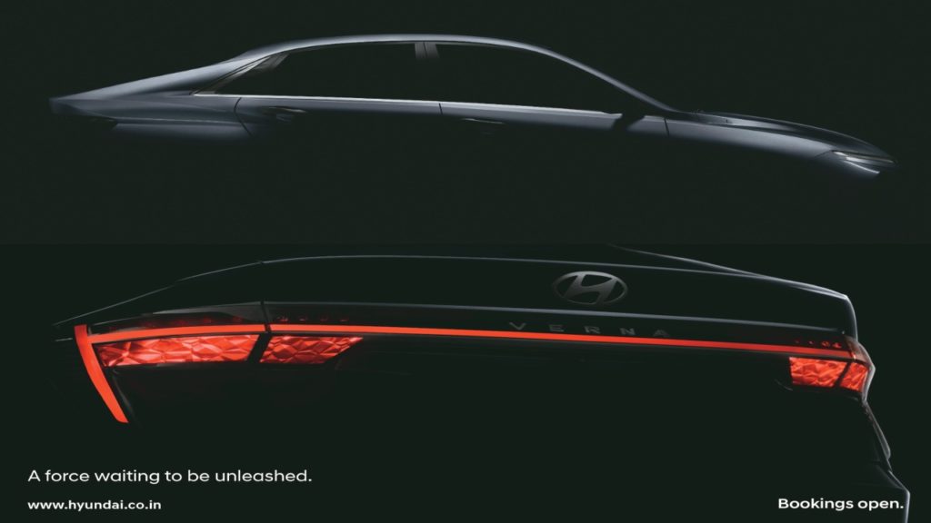 Hyundai teases new-gen Verna sedan, bookings now open