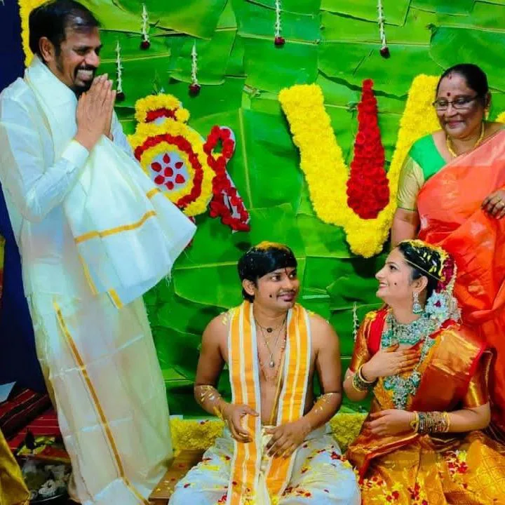 Jabardasth Rakesh and Jordar Sujatha marriage photos