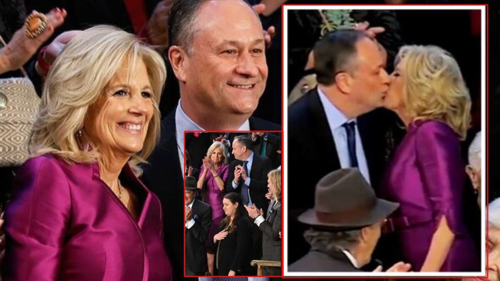 Jill Biden ‘Lip Kisses’ Kamala Harris's Husband