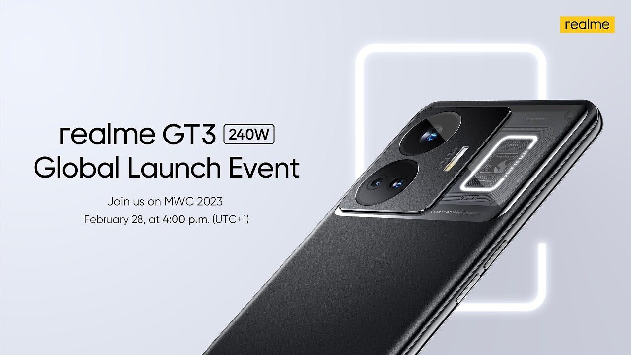 MWC 2023 : ట్రిపుల్ కెమెరాలతో రియల్మి GT 3 ఫ్లాగ్షిప్ ఫోన్ వచ్చేస్తోంది.. ఫిబ్రవరి 28న లాంచ్.. ఏయే ఫీచర్లు ఉండొచ్చుంటే? MWC 2023 : ట్రిపుల్ కెమెరాలతో రియల్మి GT 3 ఫ్లాగ్షిప్ ఫోన్ వచ్చేస్తోంది.. ఫిబ్రవరి 28న లాంచ్.. ఏయే ఫీచర్లు ఉండొచ్చుంటే?