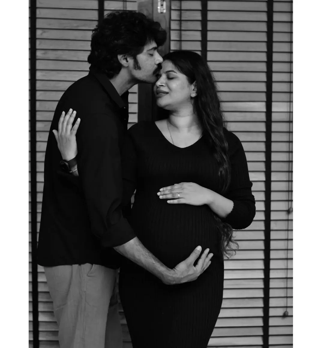 Naveen Chandra Wife baby bump photo shoot